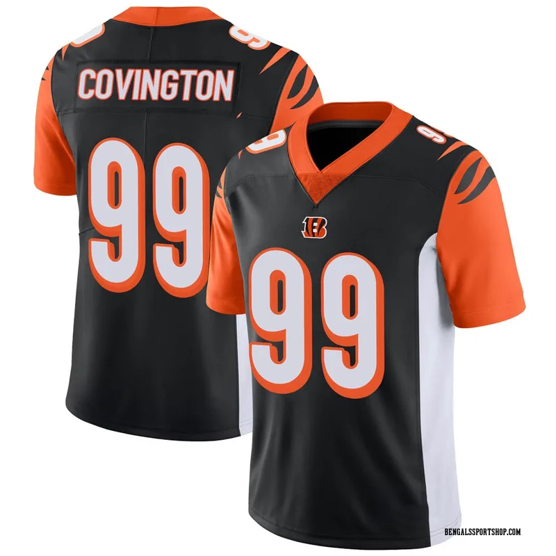 Youth Nike Cincinnati Bengals Christian Covington Black 100th Vapor ...