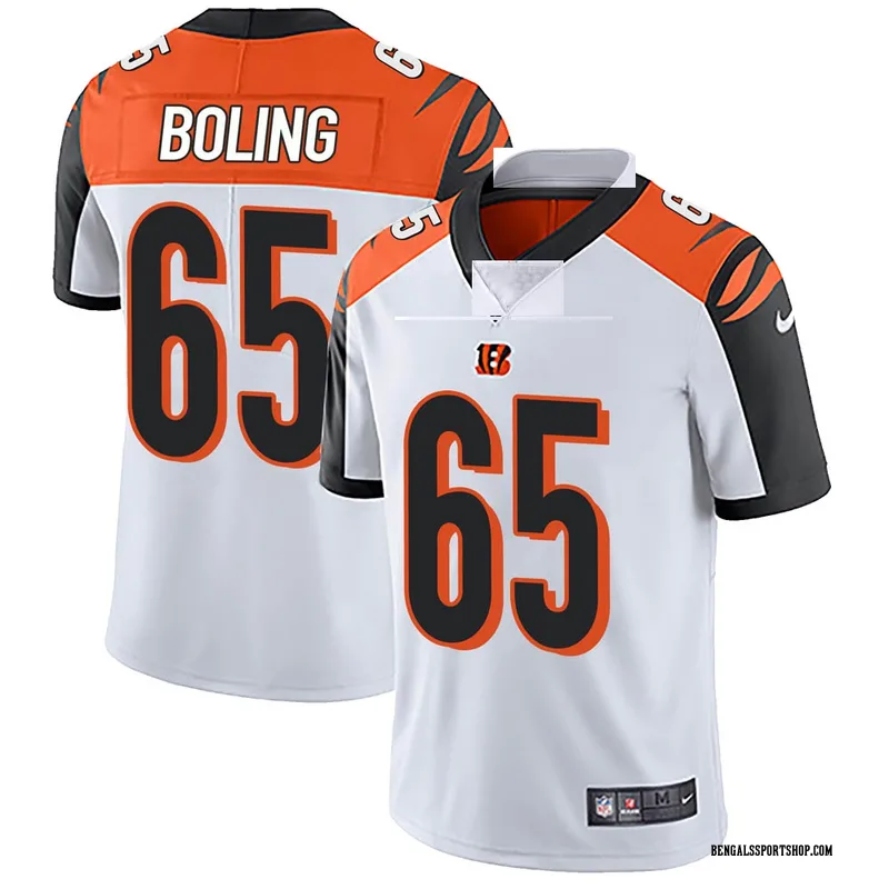 Youth Nike Cincinnati Bengals Clint Boling White Vapor Untouchable ...