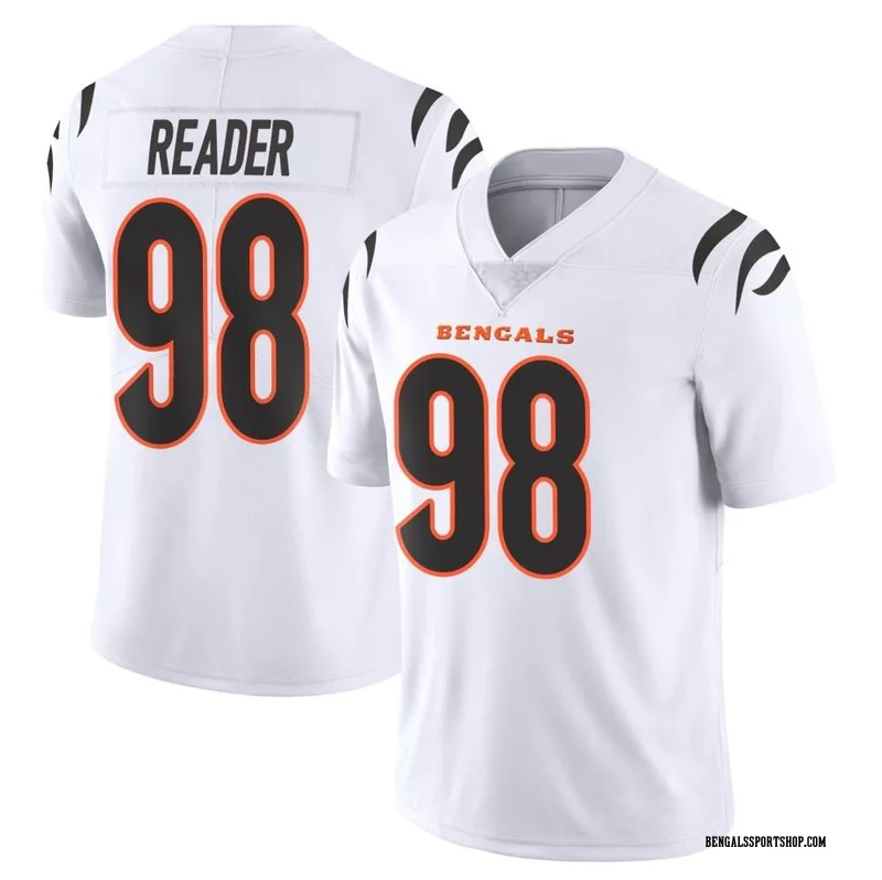 Men's Nike D.J. Reader Black Cincinnati Bengals Player Game Jersey