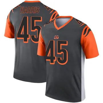 Darien Harris Player Issued & Signed Cincinnati Bengals #45 Nike Dri-Fit XL  Shirt