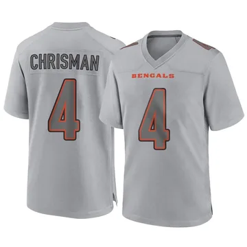 Drue Chrisman 4 Cincinnati Bengals Super Bowl LVII Champions Youth Game  Jersey - White - Bluefink