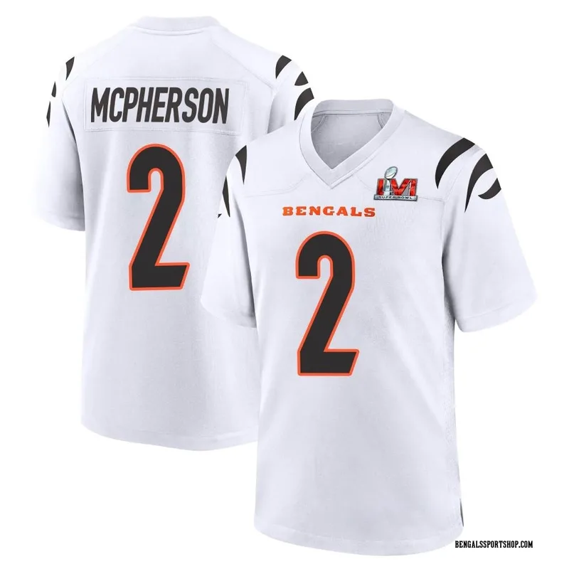 Men's Nike Evan McPherson Black Cincinnati Bengals Game Jersey Size: Small