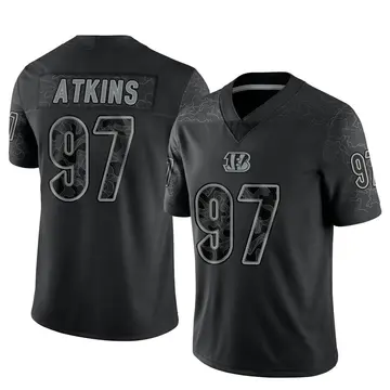 Nike Cincinnati Bengals No97 Geno Atkins Black Youth Stitched NFL Limited 2016 Salute to Service Jersey