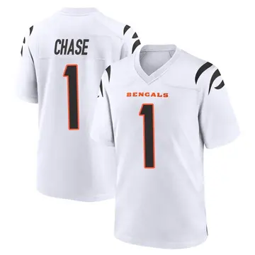 Ja'Marr Chase Orange Bengals Jersey - #1 Kids T-Shirt for Sale by djstagge