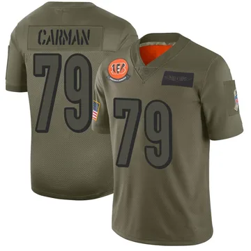 Jackson Carman Name & Number Game Day V-Neck T-Shirt - Black - Tshirtsedge