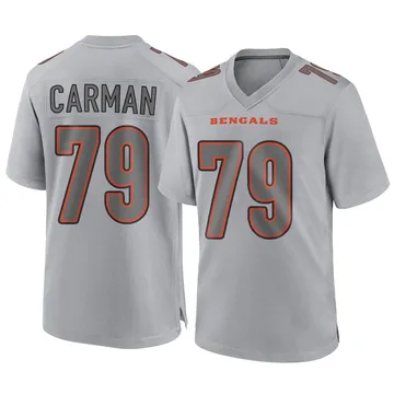 Jackson Carman Name & Number Game Day V-Neck T-Shirt - Black - Tshirtsedge