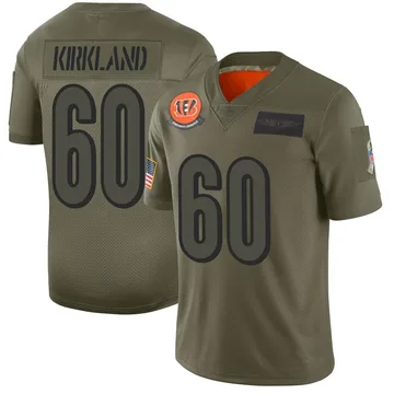 Youth Nike Cincinnati Bengals Jaxson Kirkland Camo 2019 Salute to Service Jersey - Limited