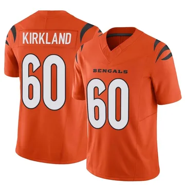 Youth Nike Cincinnati Bengals Jaxson Kirkland Orange Vapor F.U.S.E. Jersey - Limited