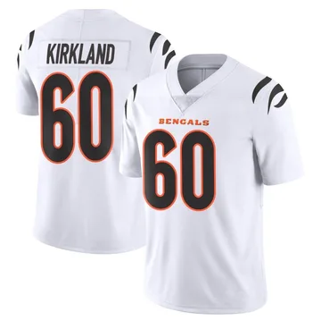 Jaxson Kirkland Men's Nike White Cincinnati Bengals Game Custom Jersey Size: Small