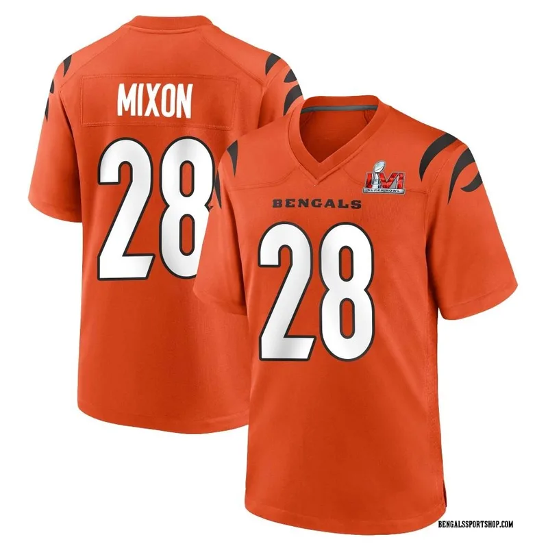 Men's Nike Joe Mixon Black Cincinnati Bengals Super Bowl LVI Bound Game  Fashion Jersey