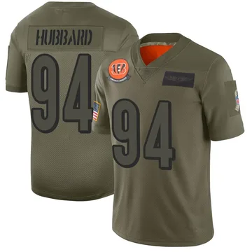 Men's Nike Sam Hubbard White Cincinnati Bengals Vapor Limited Jersey