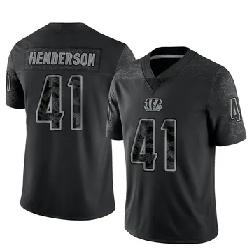 Youth Nike Cincinnati Bengals Trayvon Henderson Black Jersey - Legend