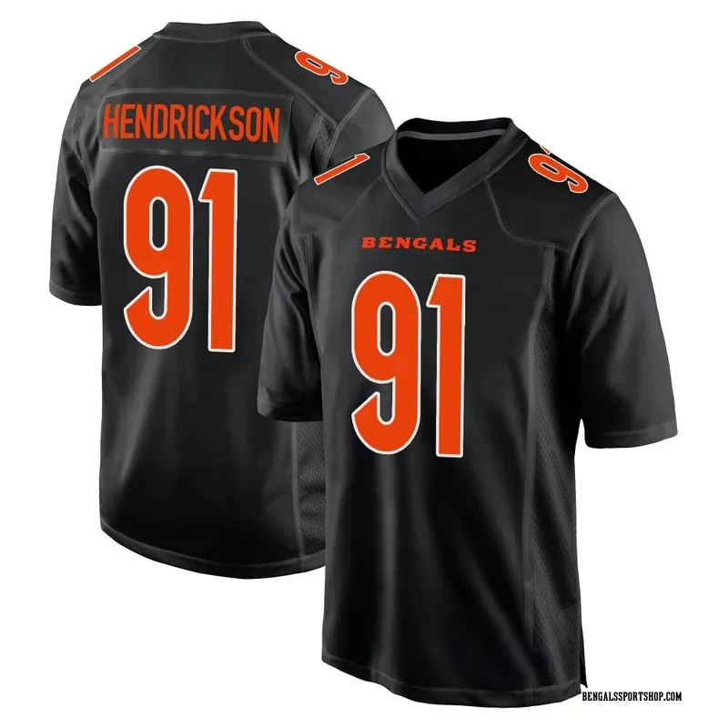 Men's Nike Trey Hendrickson Black Cincinnati Bengals Game Jersey