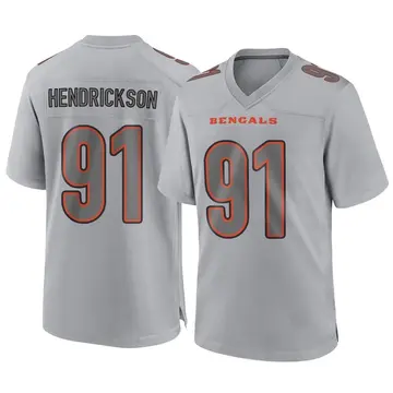 Men's Nike Trey Hendrickson Black Cincinnati Bengals Team Game Jersey