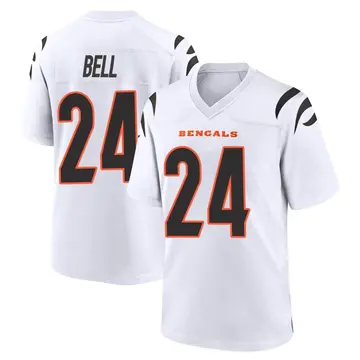 Nike Cincinnati Bengals No24 Vonn Bell Black Team Color Women's Stitched NFL Limited Therma Long Sleeve Jersey
