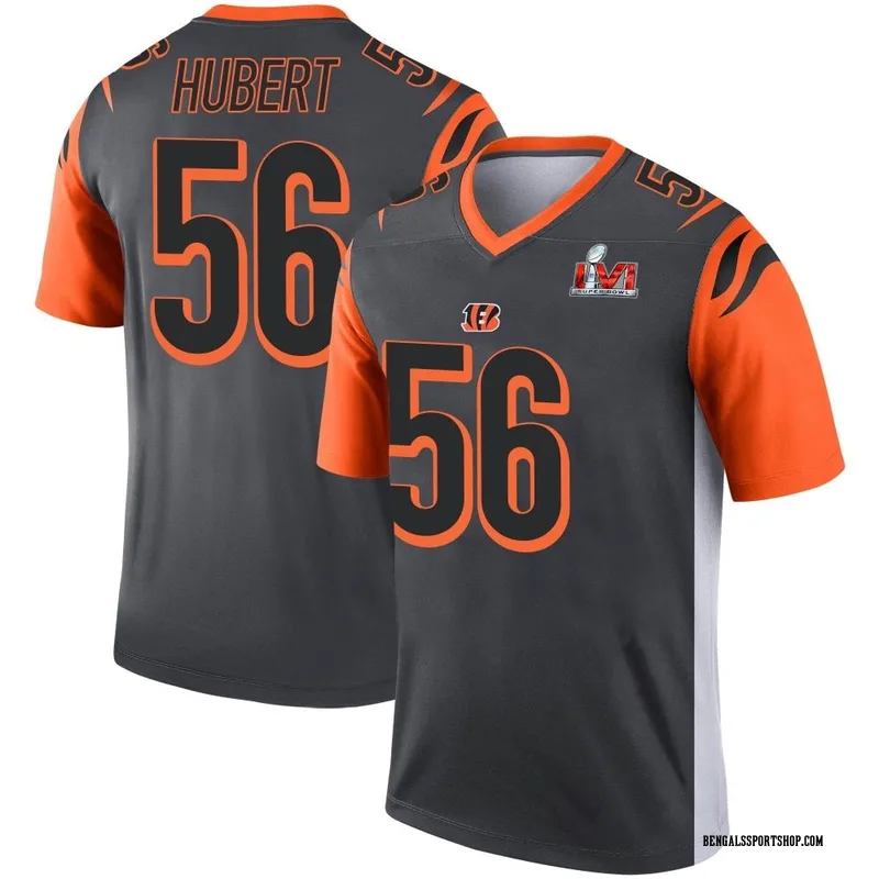 Youth Nike Cincinnati Bengals Wyatt Hubert Silver Super Bowl LVI Bound  Jersey - Legend